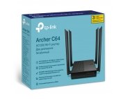 TP-LİNK ARCHER C64, WİFİ ROUTER MU‑MIMO, TP-LİNK ROUTER, ARCHER ROUTER, WİFİ ROUTER, 400 MBPS ROUTER
